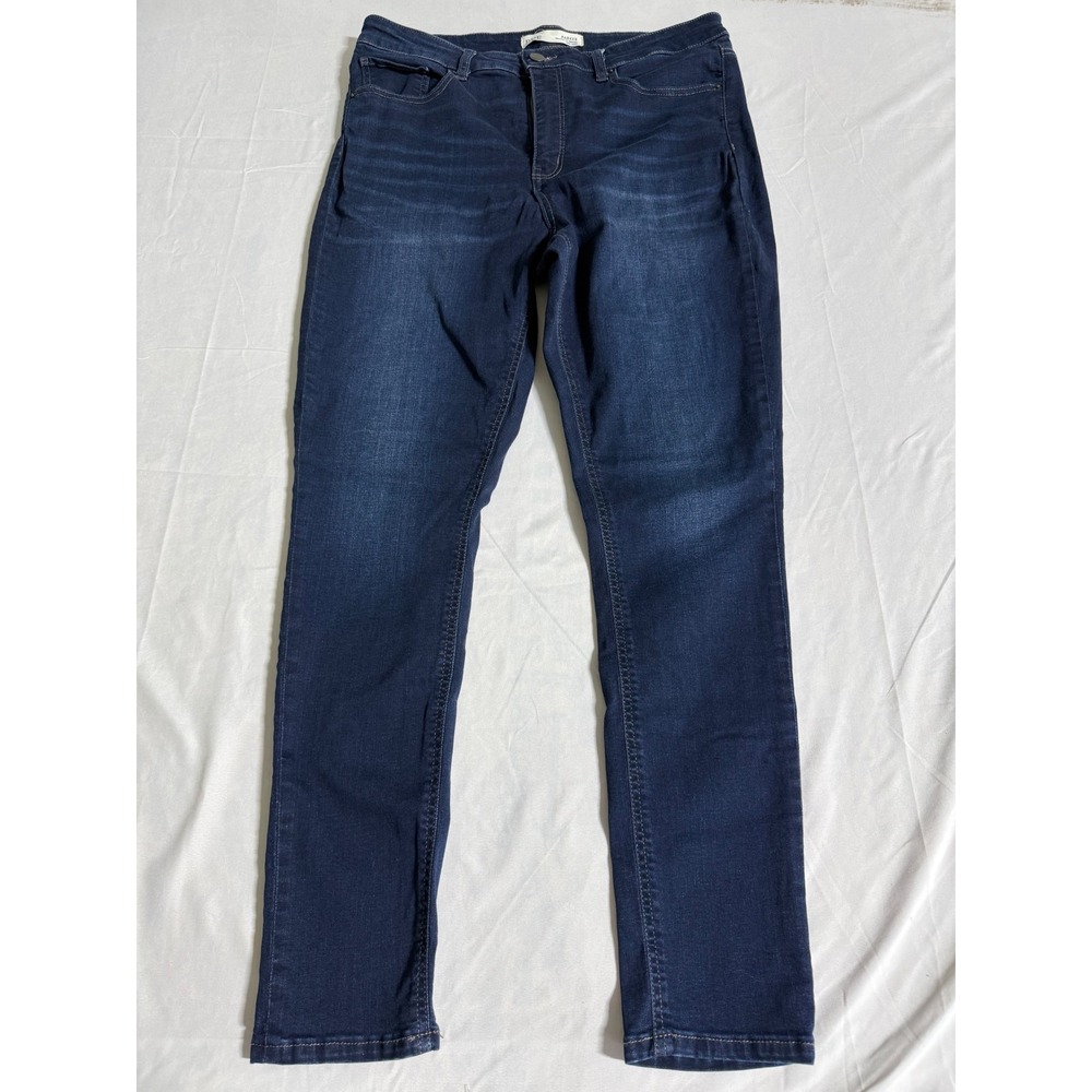 BKE Parker Universal Fit High Rise Ankle Skinny Jeans Dark Wash Womens